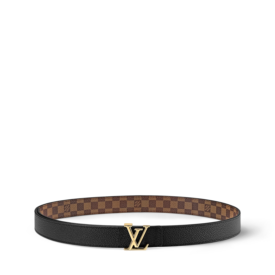 LV Iconic 25 mm Reversible Belt Damier Ebene - Accessories | LOUIS